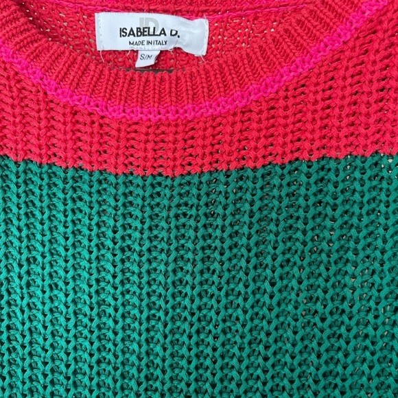 Color Blocking Knit Sweater Isabella D - Picture 9 of 10